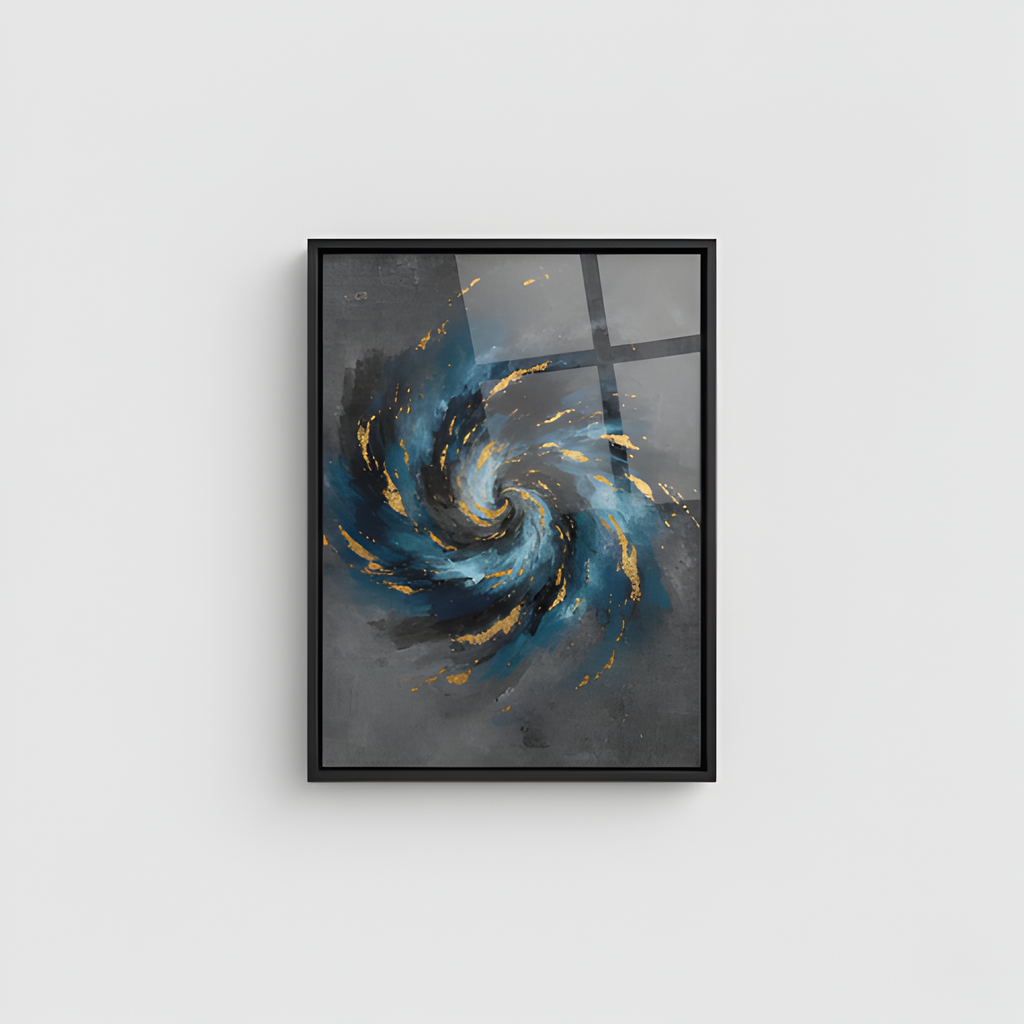 Nebula Star Cluster Print | Black Frame